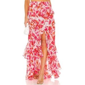 MISA Los Angeles
Red Lucia In Maldive Marble Skirt